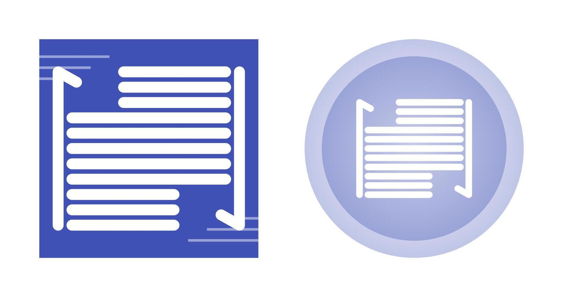 Indent Vector Icon