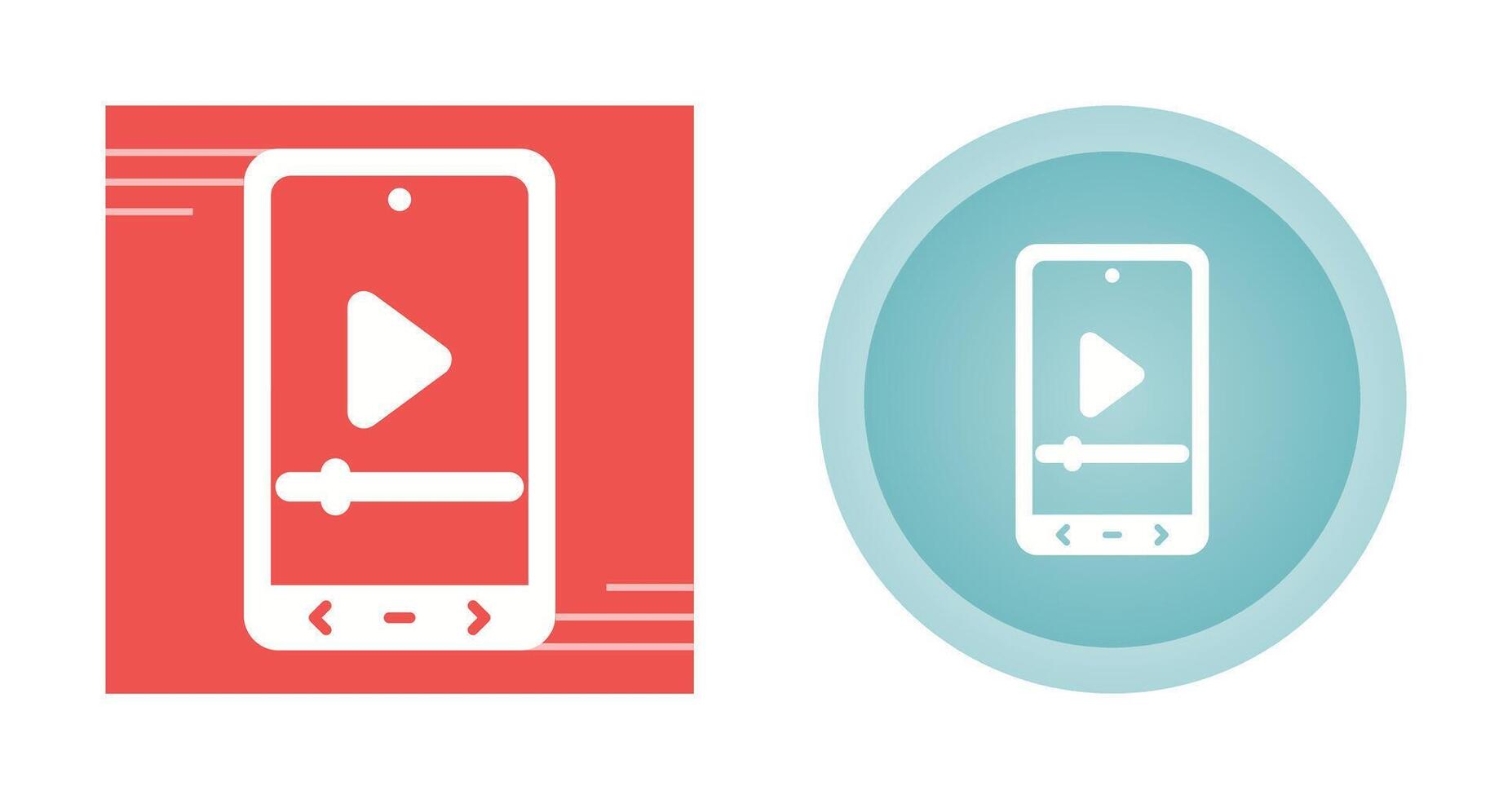 Video Player Vector Icon