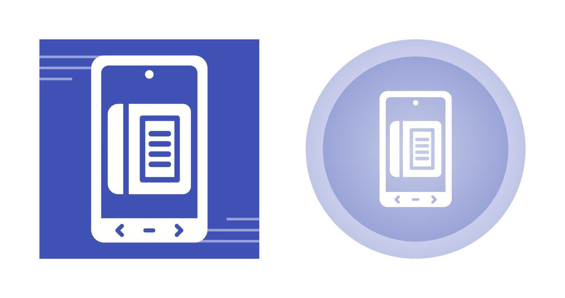 E Book Vector Icon