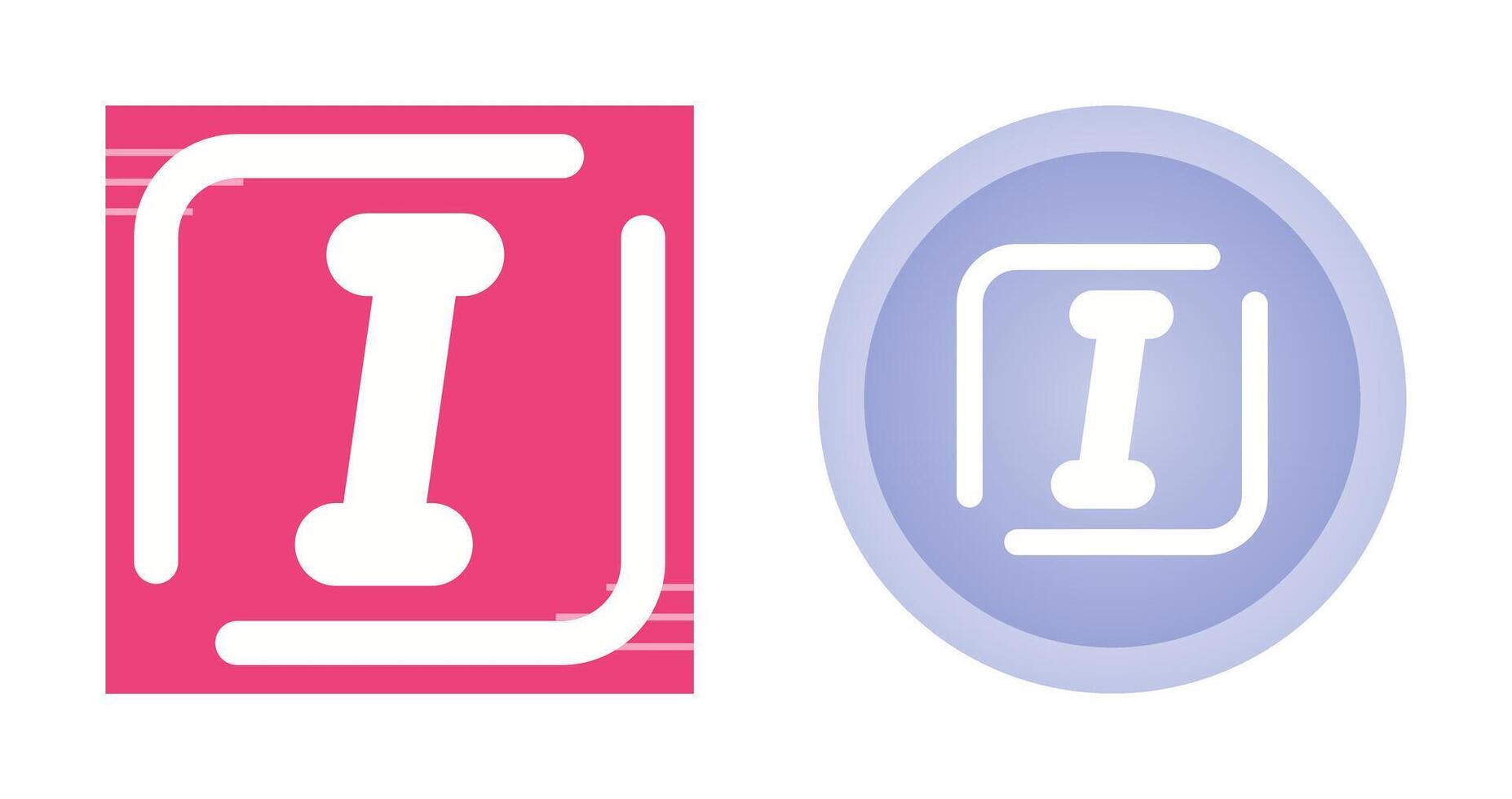 Italic Vector Icon