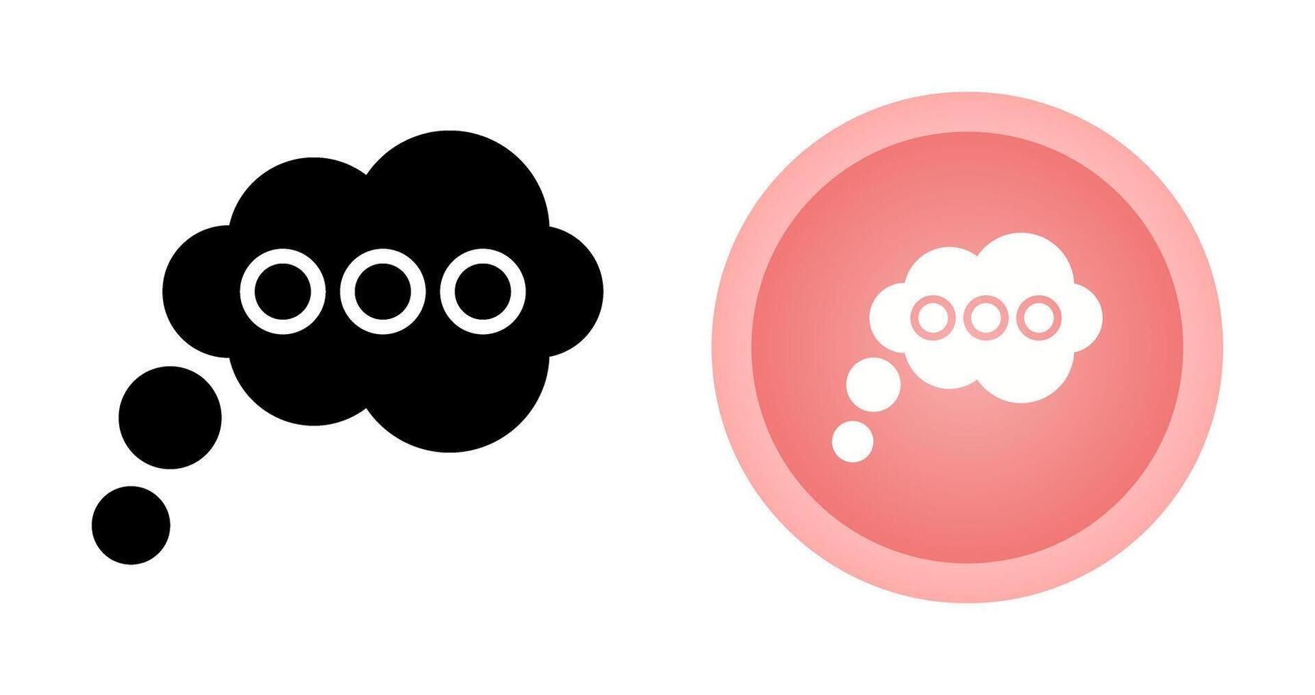 Thinking Vector Icon