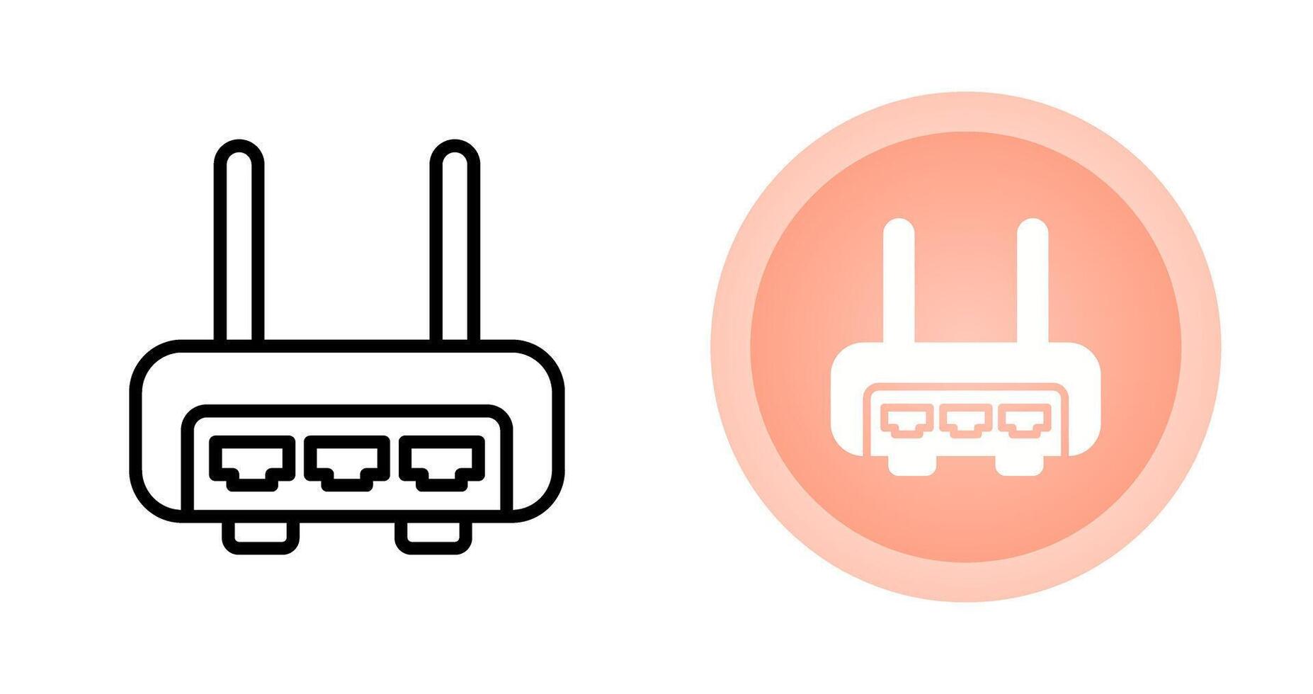 Router Vector Icon