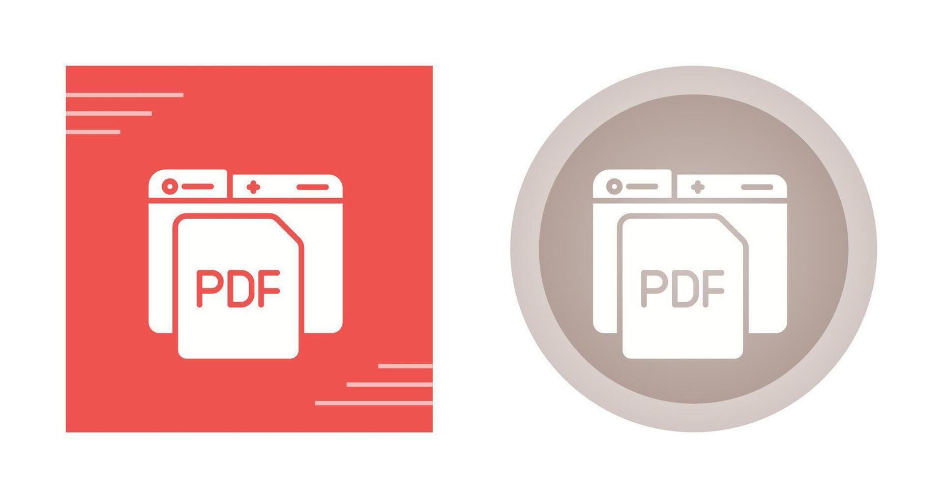 icono de vector de pdf