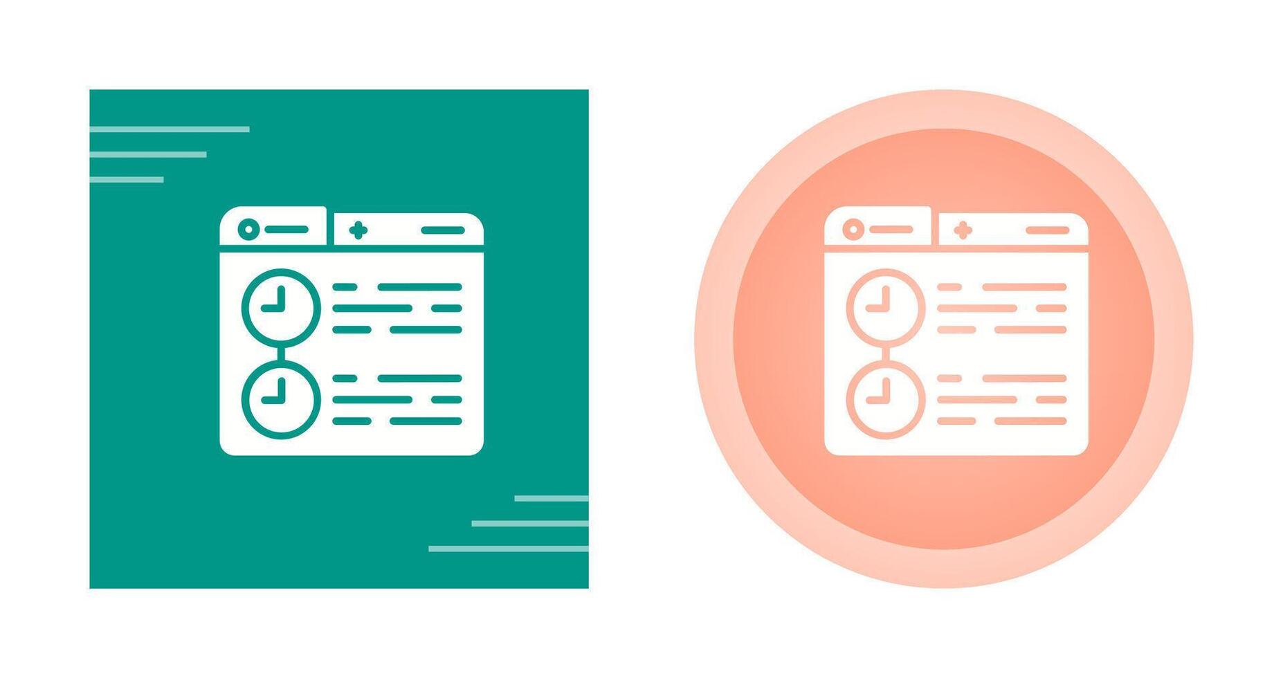 Timeline Vector Icon