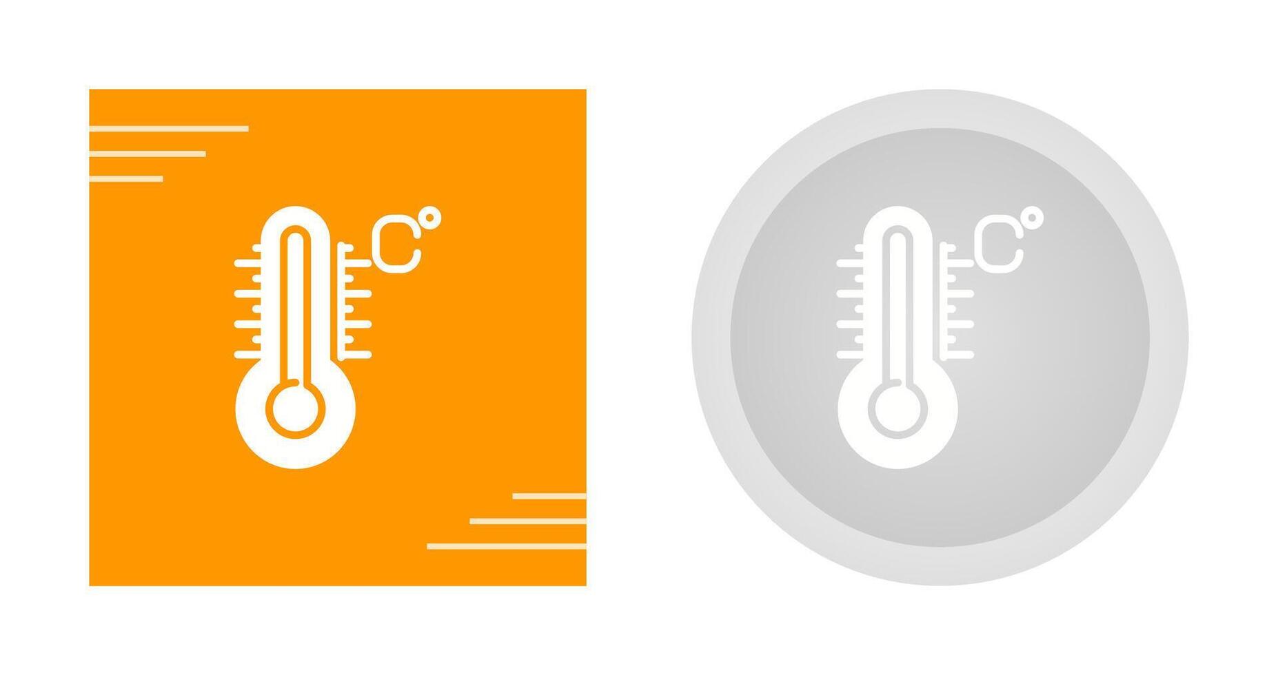 icono de vector de temperatura