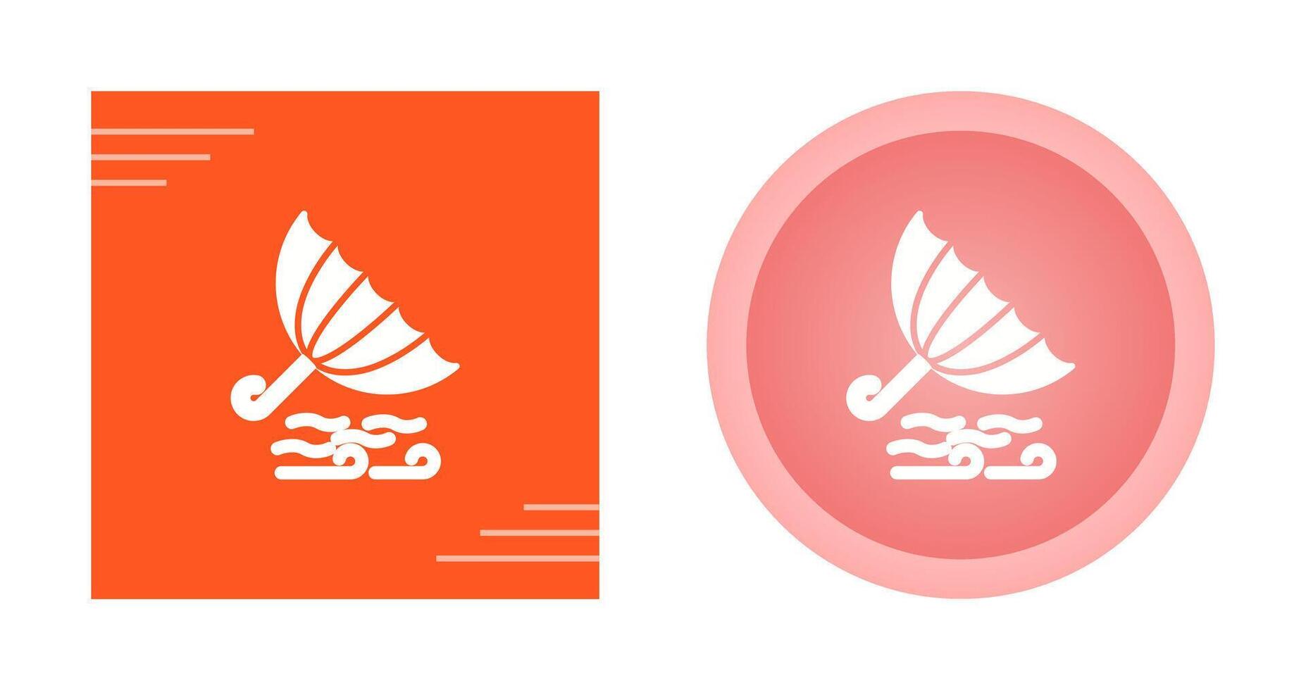 Windy Weather Vector Icon