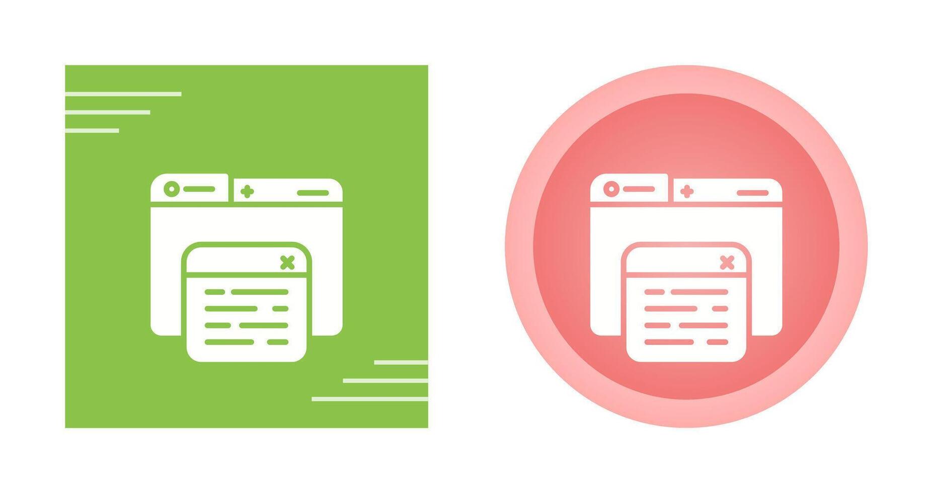 Pop Up Vector Icon