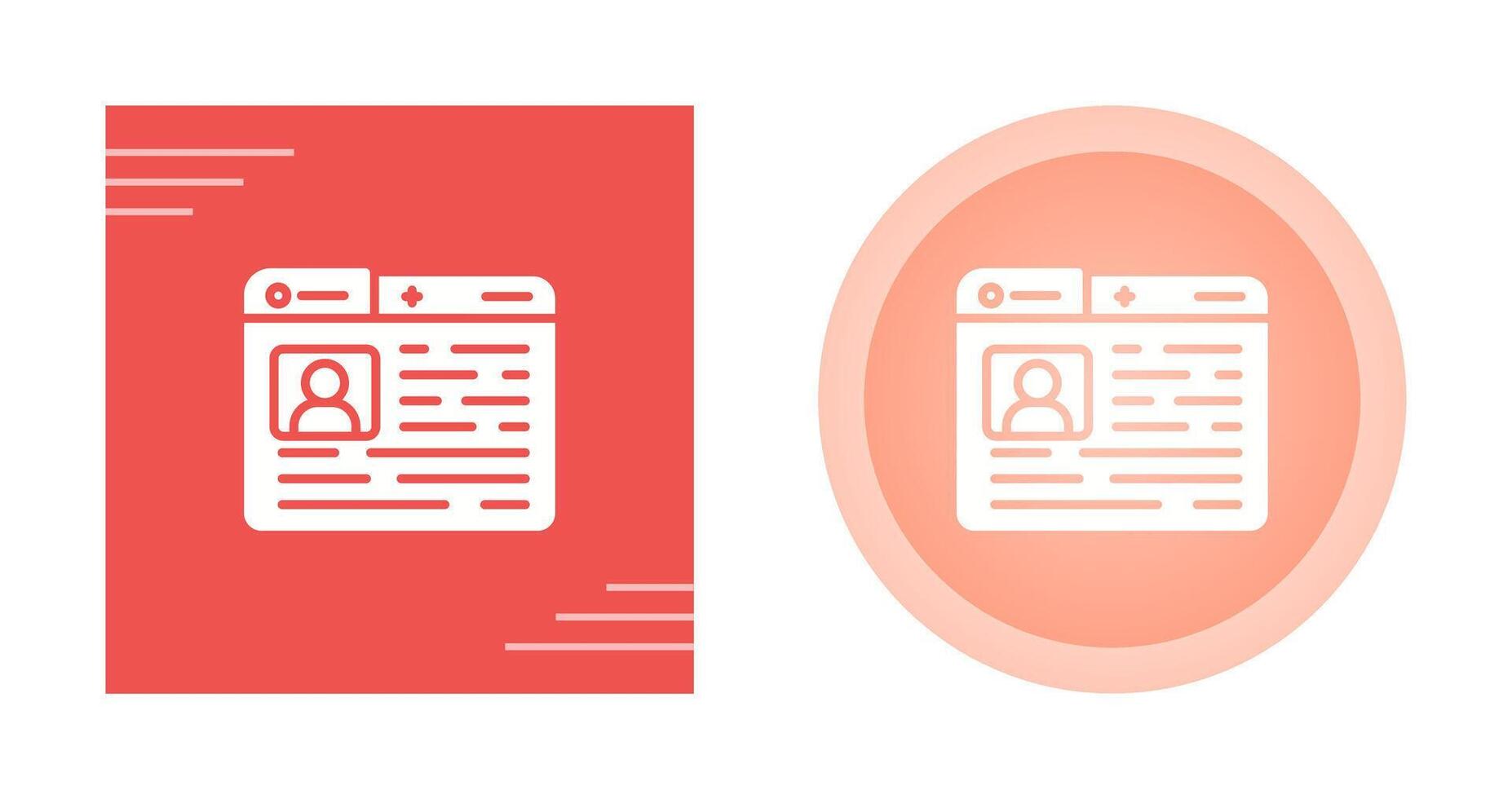 Profile Vector Icon
