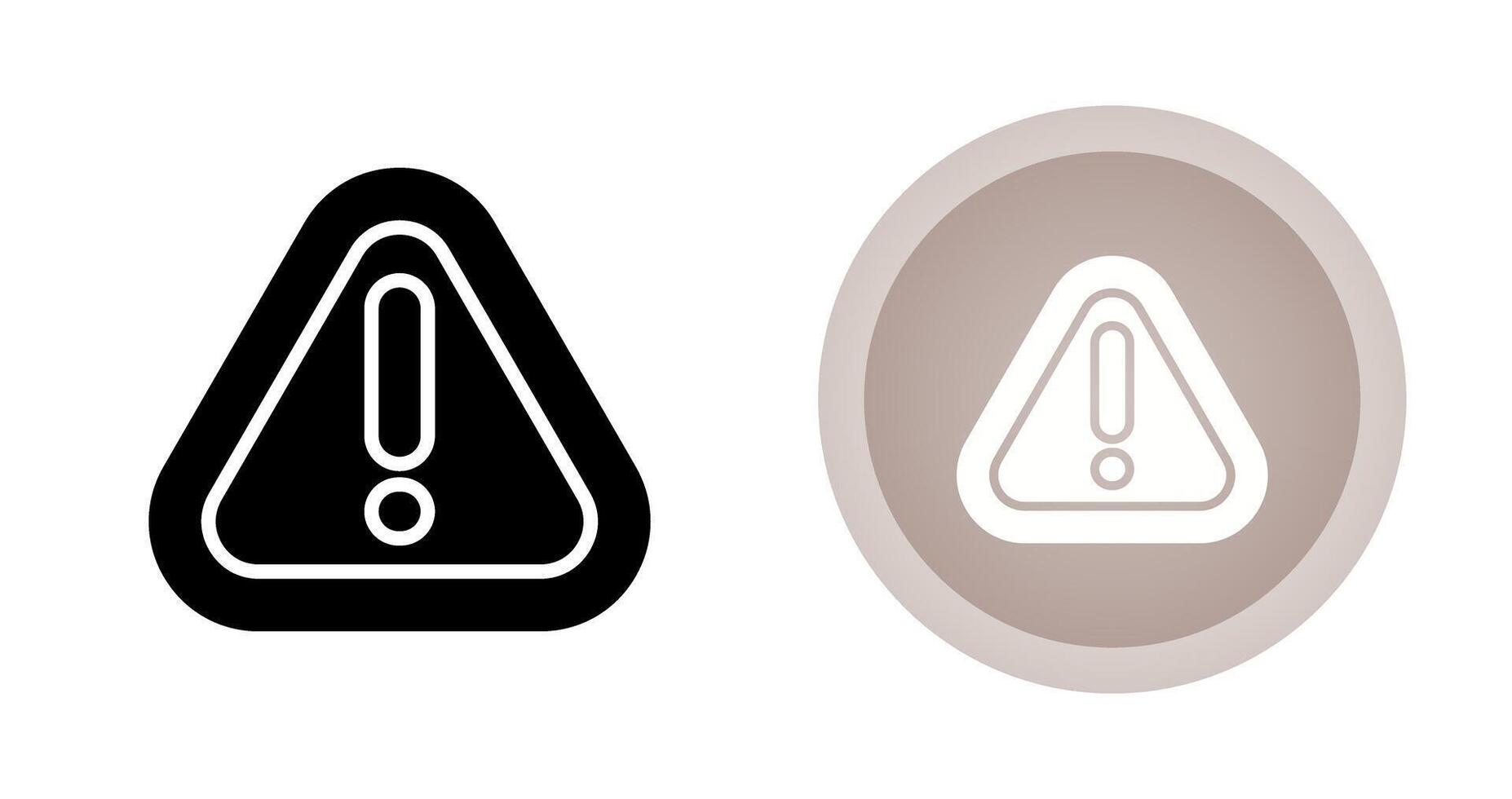 icono de vector de alerta