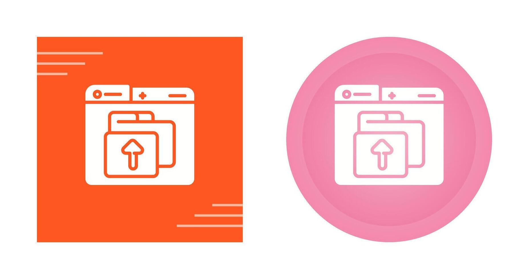 Upload File Vector Icon