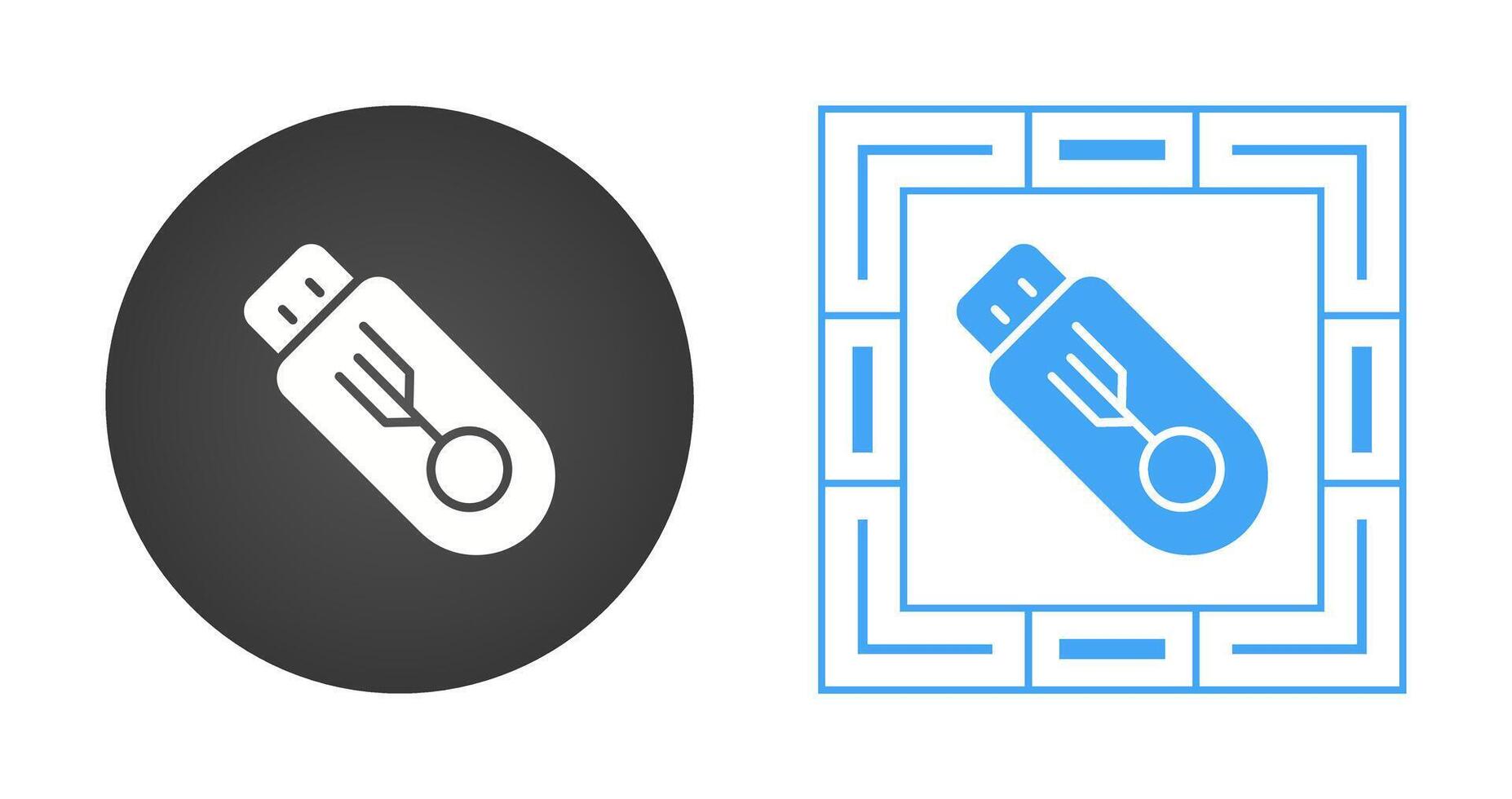 USB Flash Drive Vector Icon