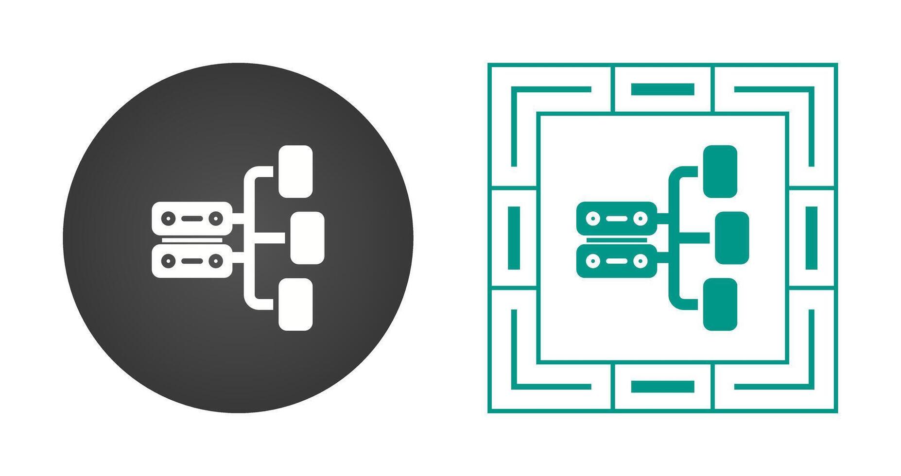 Data Architecture Vector Icon