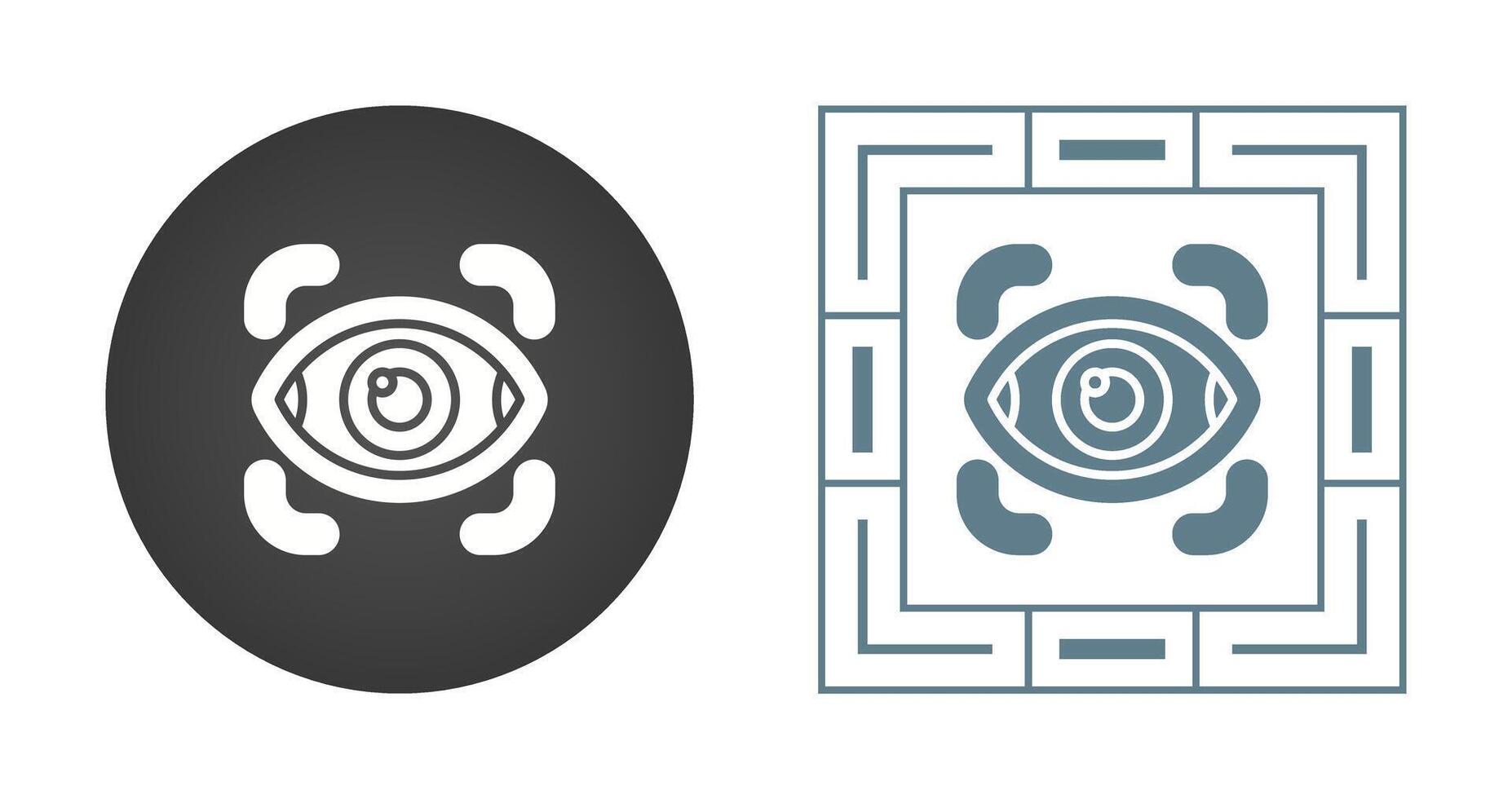 Retinal Scanner Vector Icon