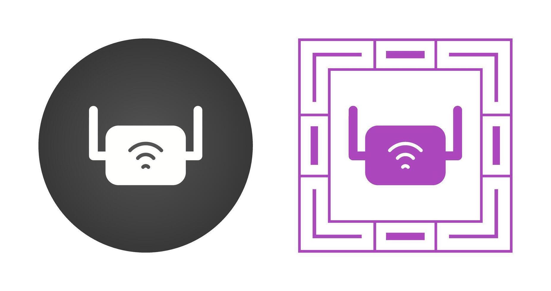 Wi-Fi Range Extender Vector Icon
