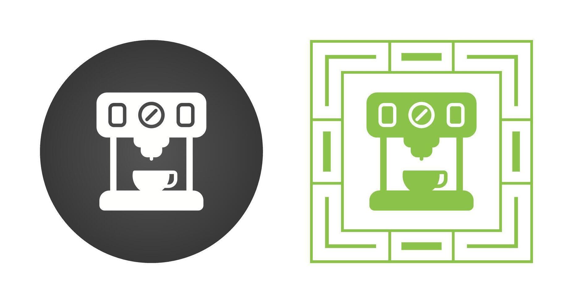 Coffee Maker with Wi-Fi Vector Icon