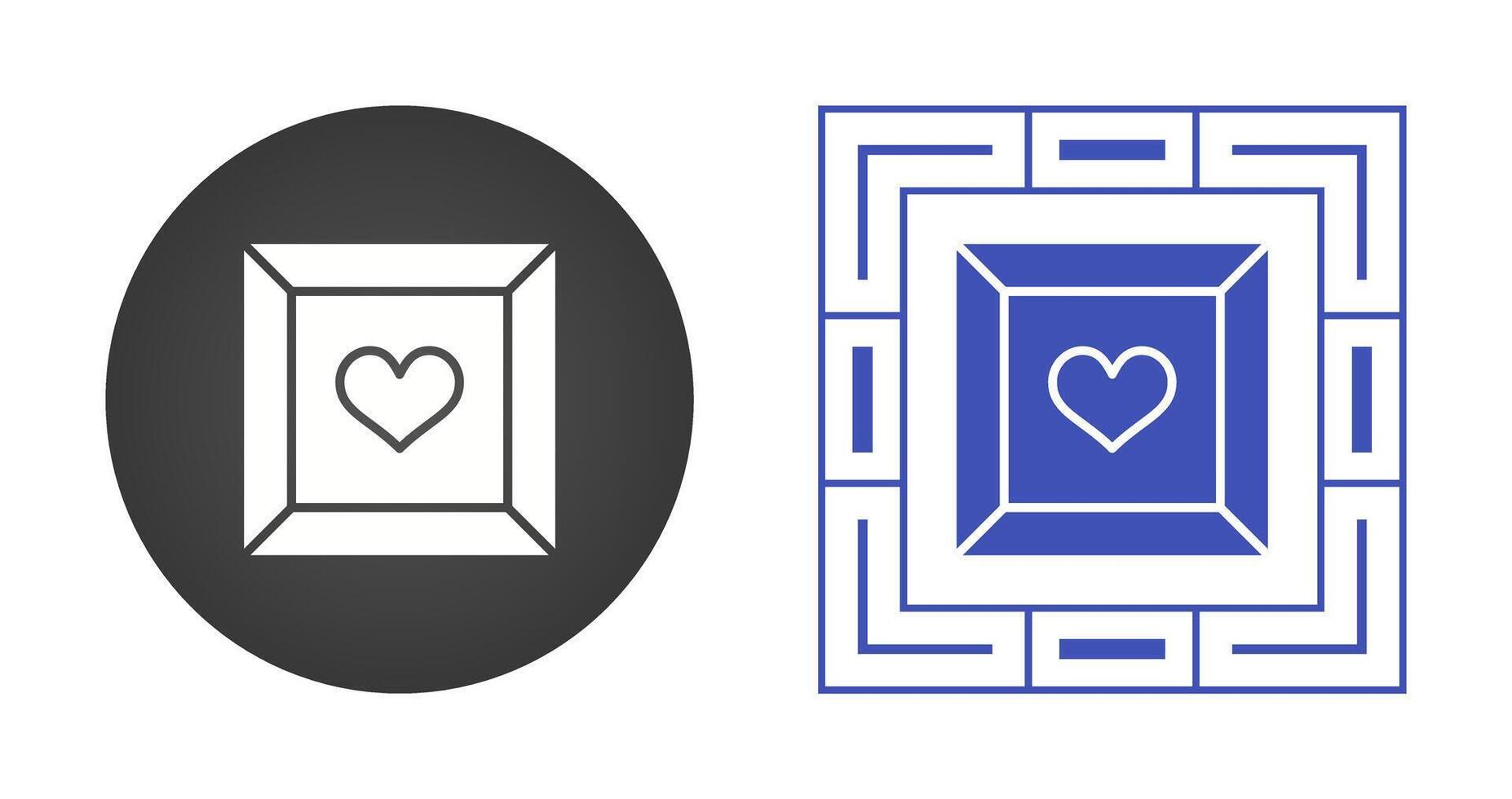 Romantic Jewelry Box Vector Icon