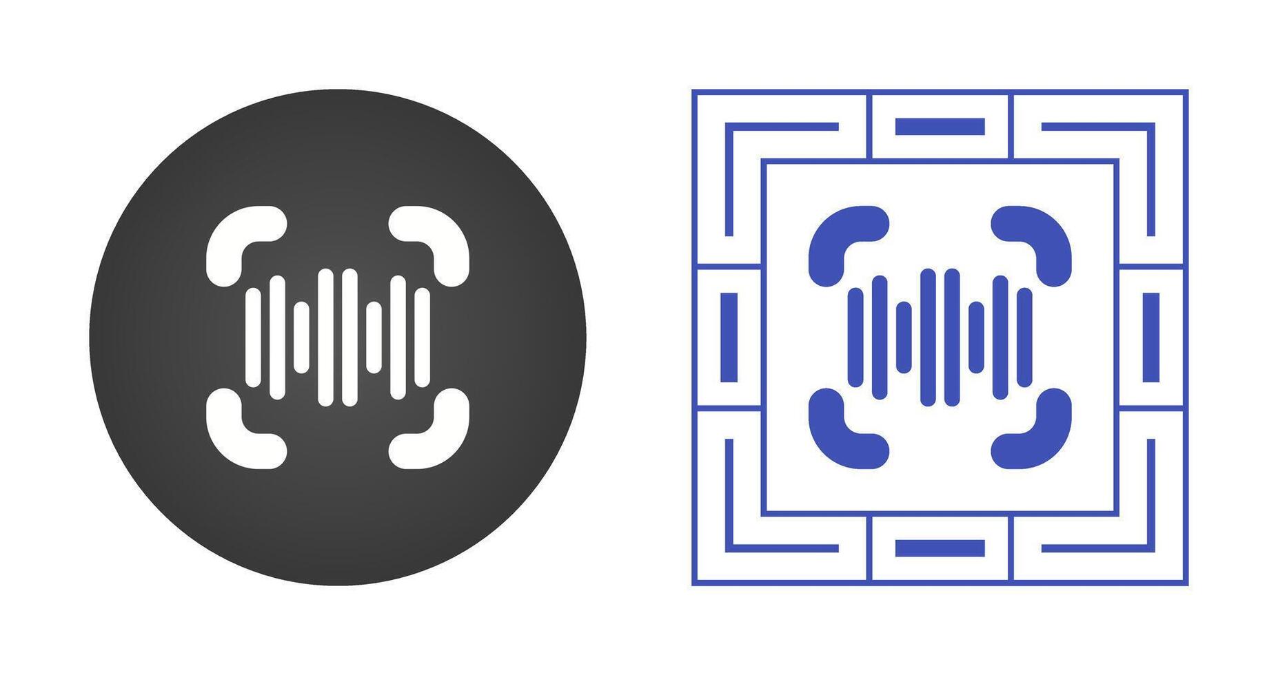 Voice Recognition Vector Icon