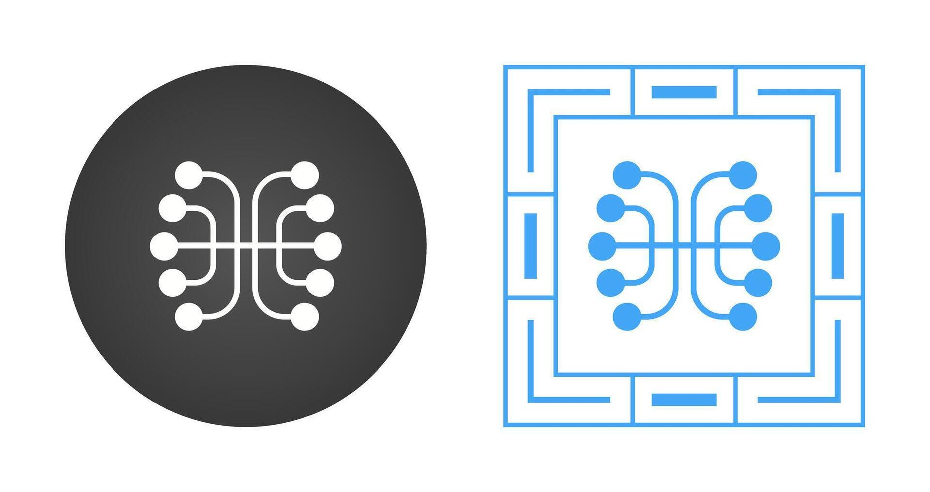 Neural Networks Vector Icon