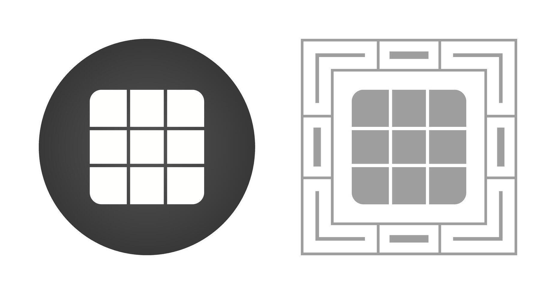 Rubik's cube Vector Icon