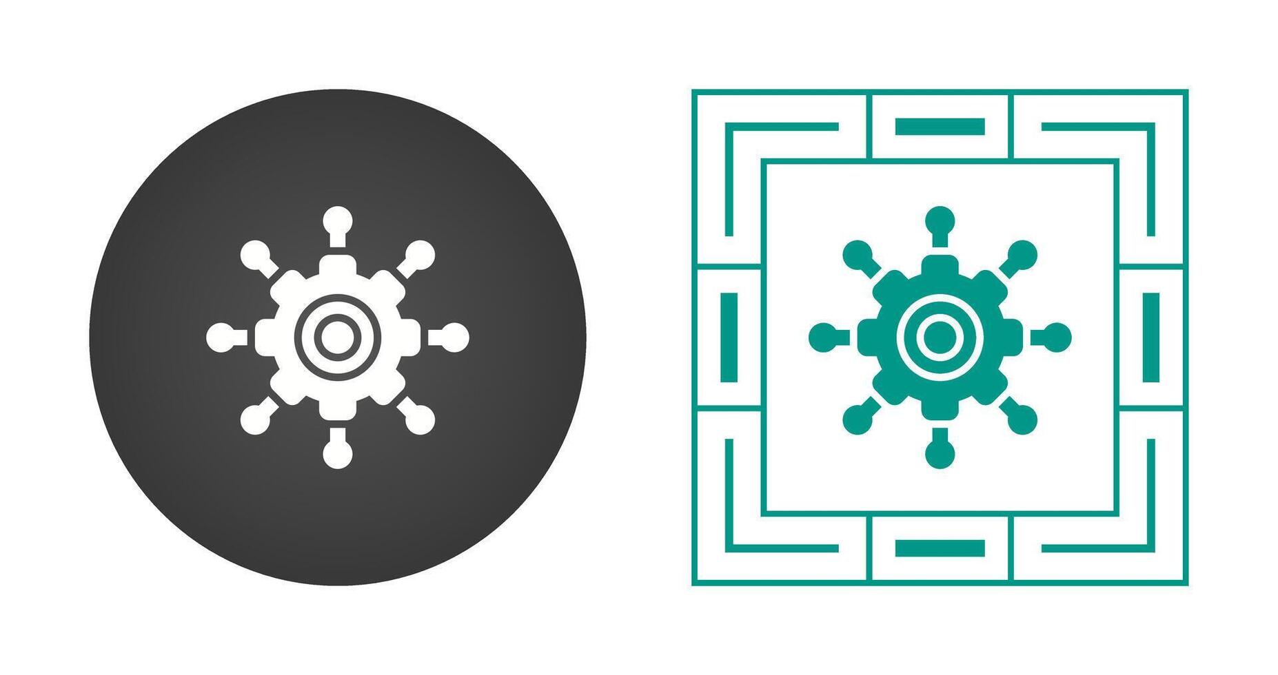 Microservices Vector Icon
