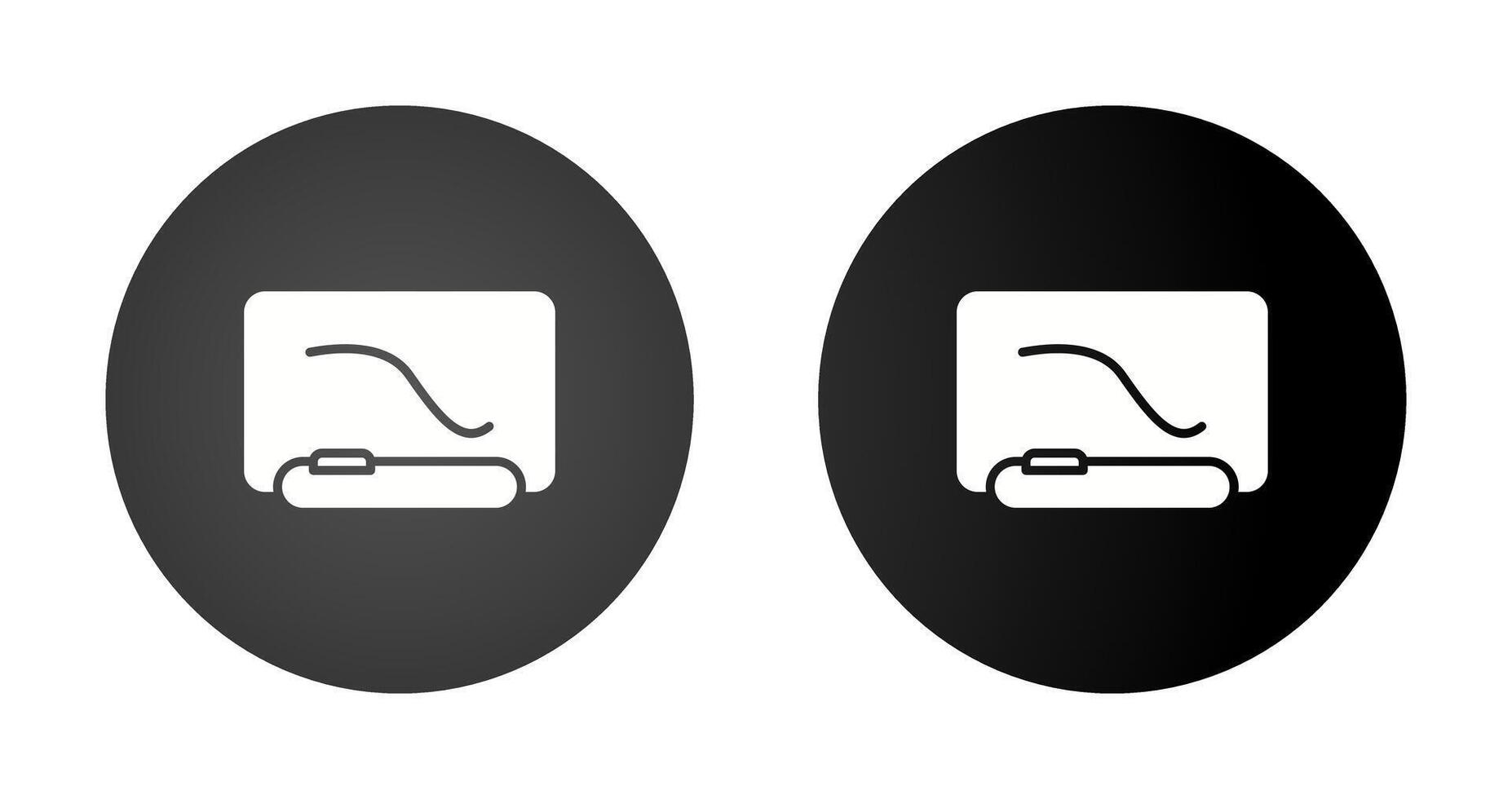 Interactive Whiteboard Vector Icon
