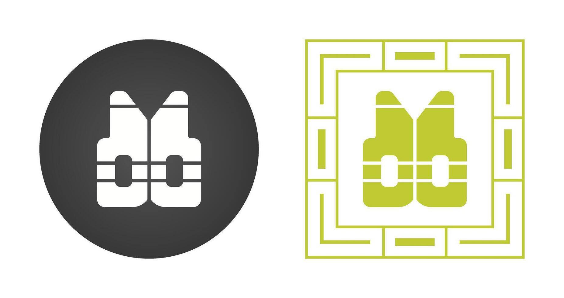 Reflective vest Vector Icon