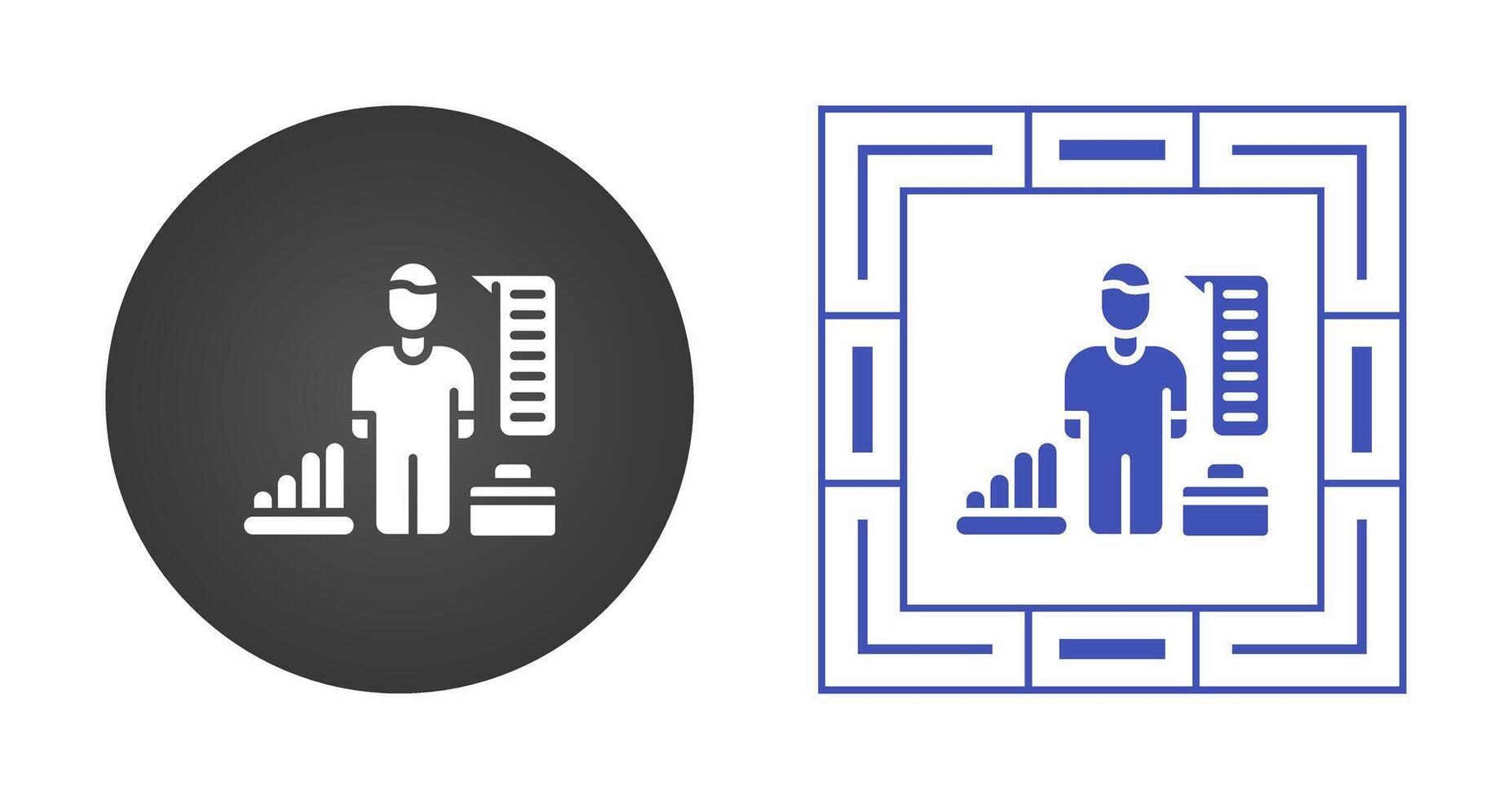 HR Analytics Vector Icon