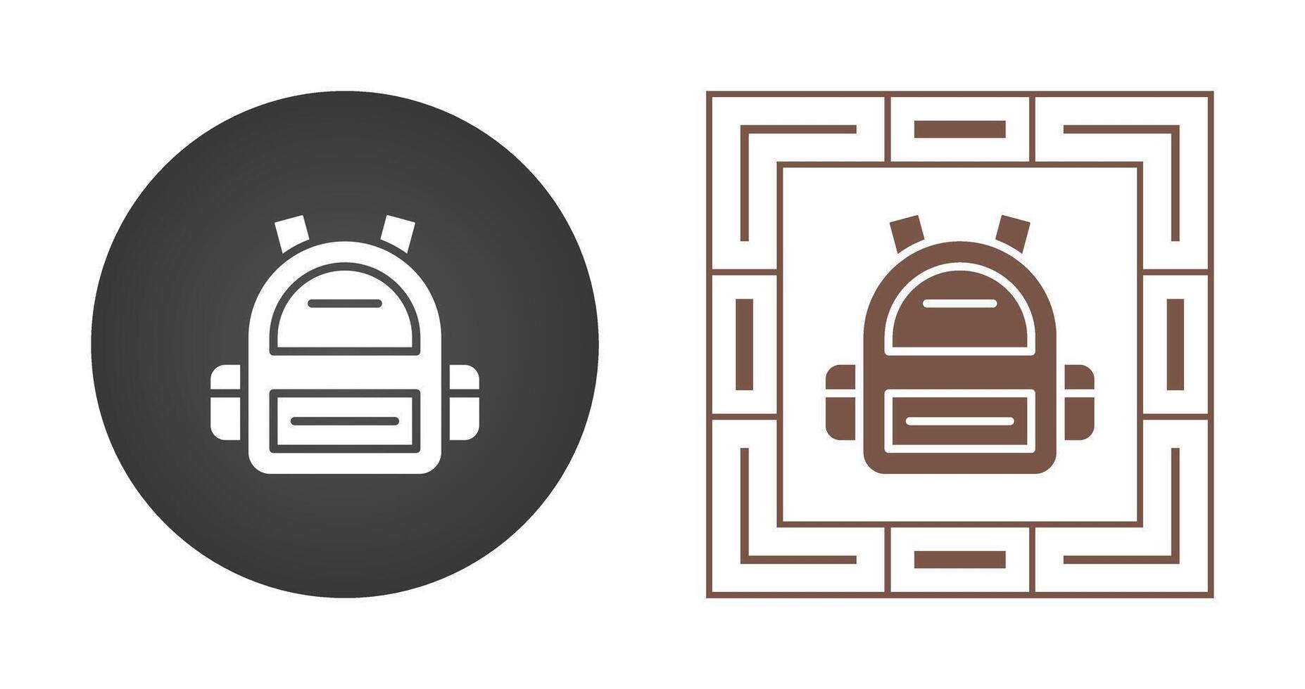 Backpack Vector Icon