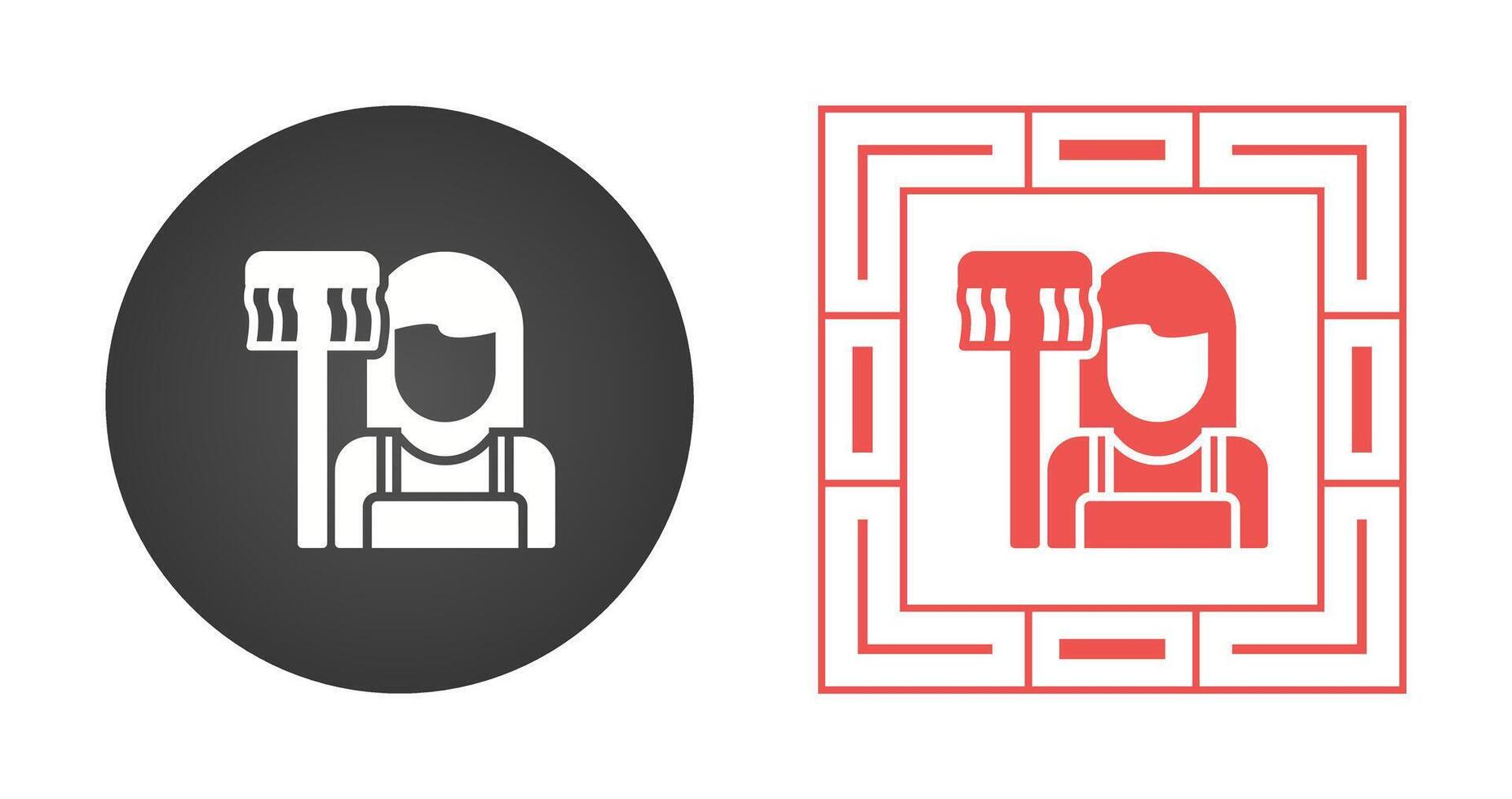 Housekeeper Vector Icon