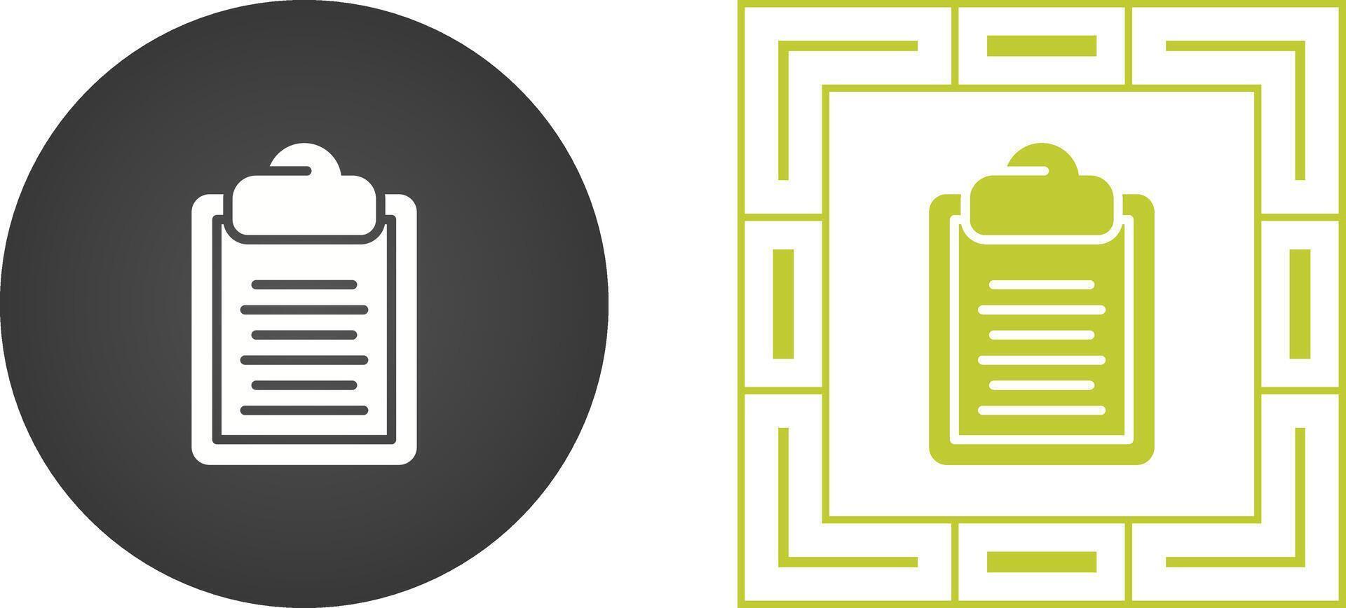 Clipboard Vector Icon