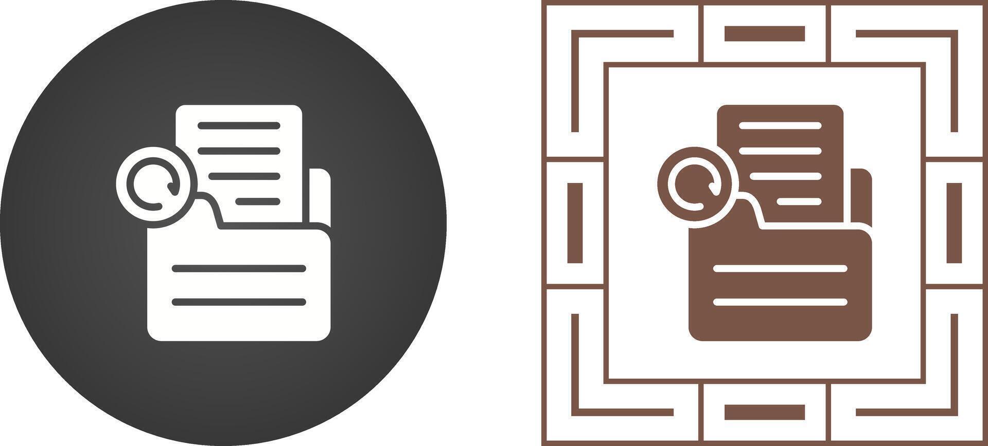 Document Redo Vector Icon