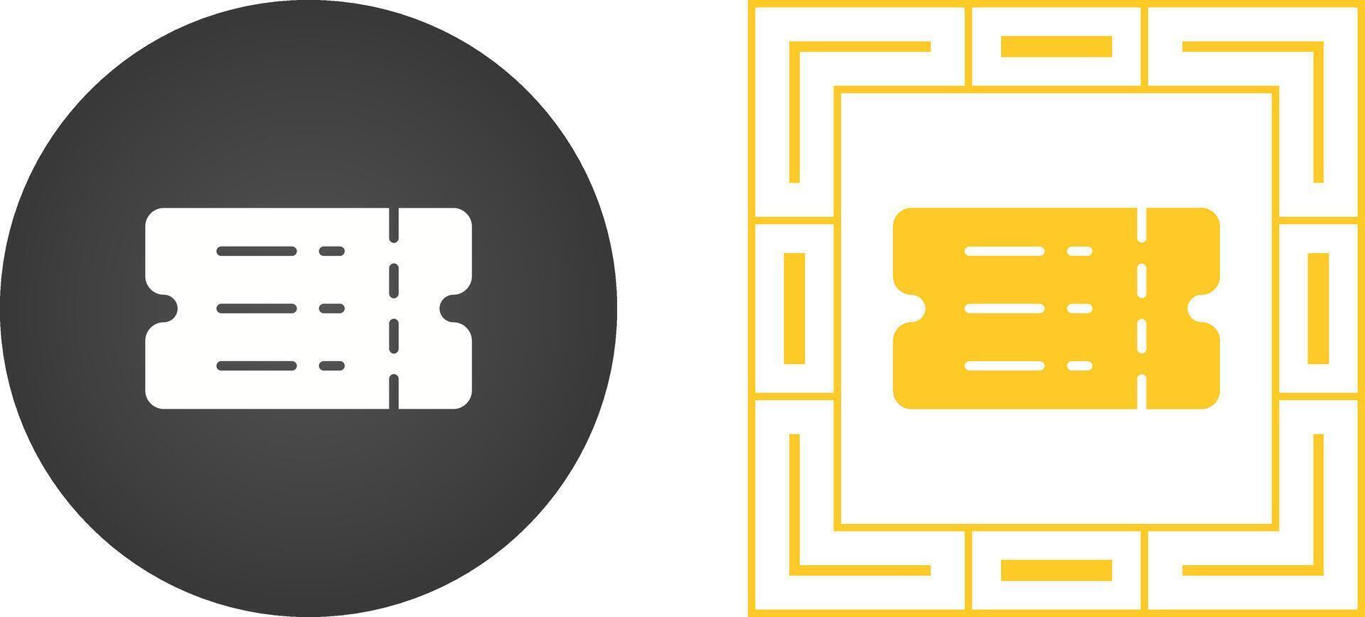 Ticket Vector Icon