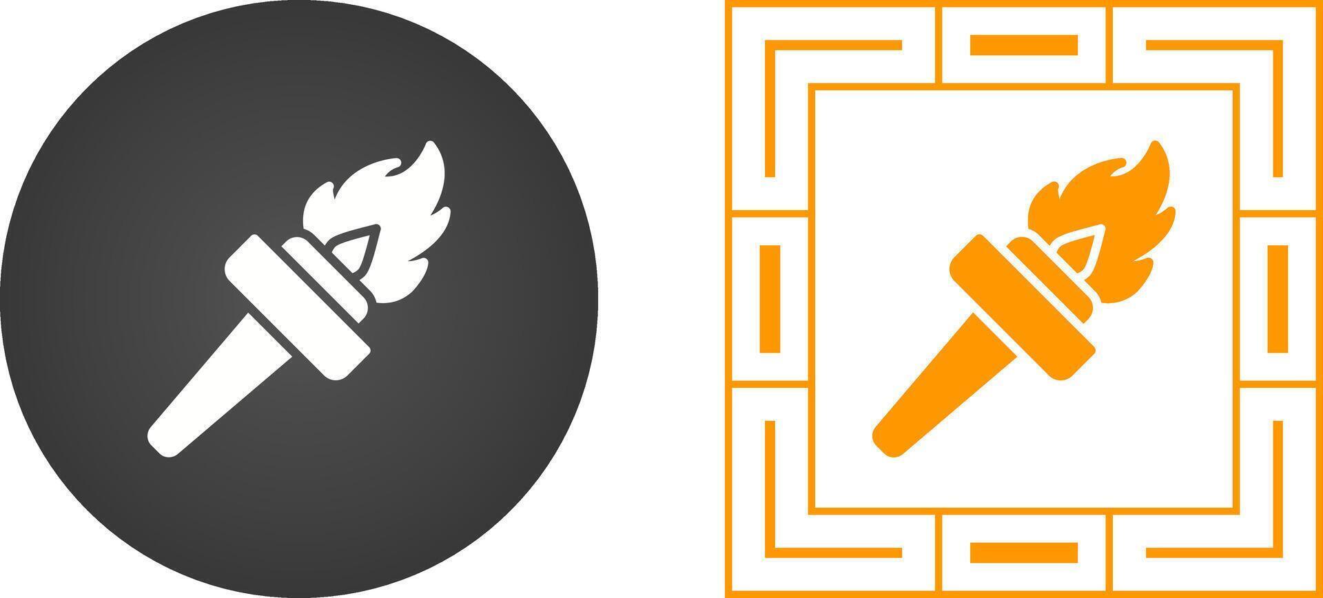 Torch Vector Icon