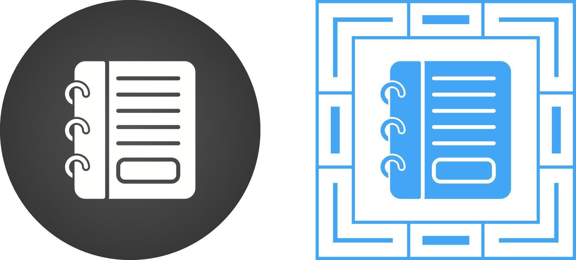 Notepad Vector Icon