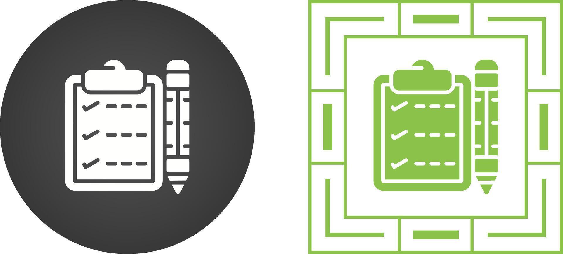 Writing pad Vector Icon