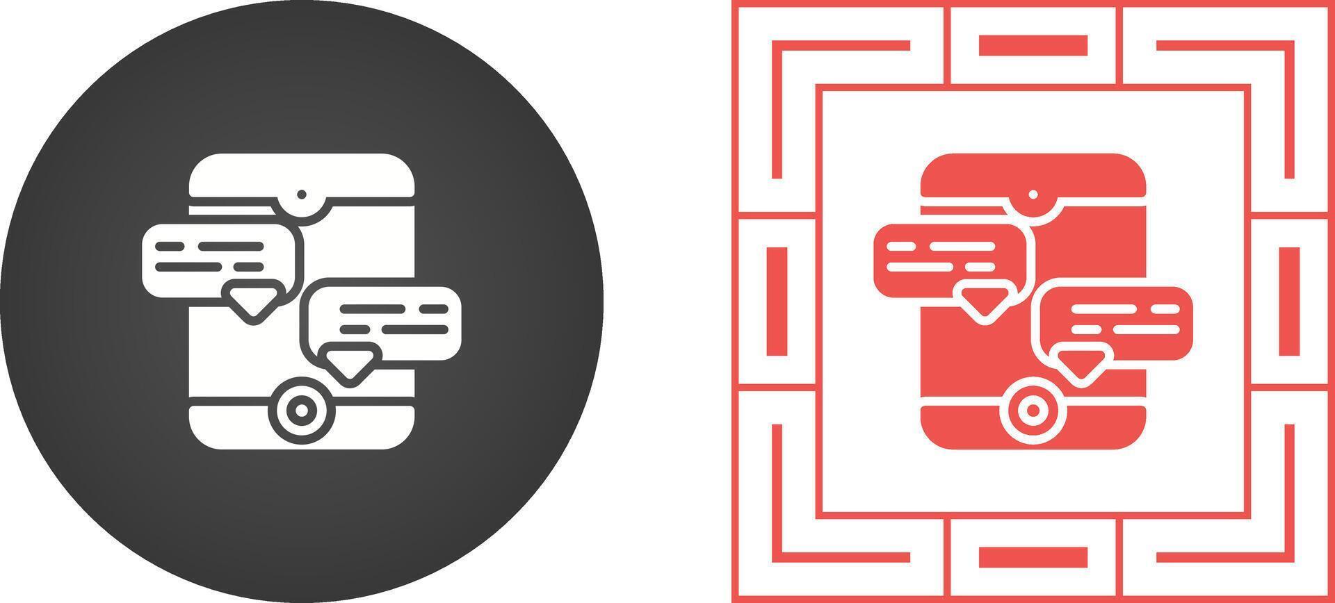 Speech bubble Vector Icon