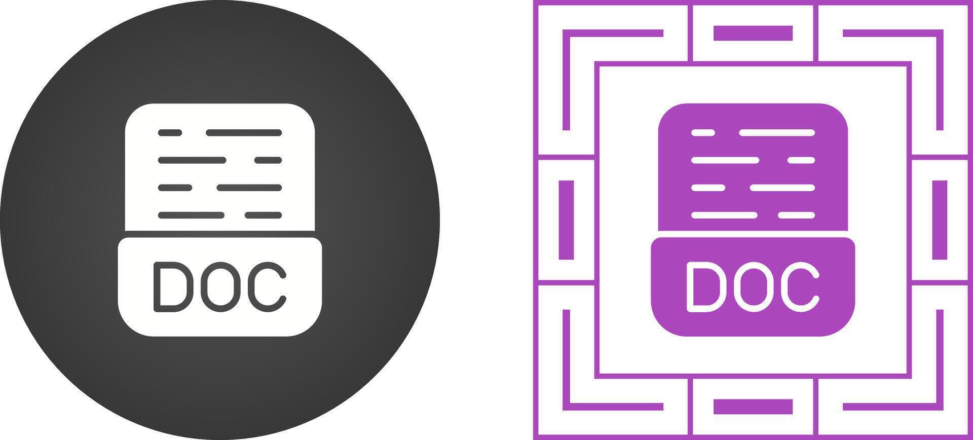 DOC Vector Icon