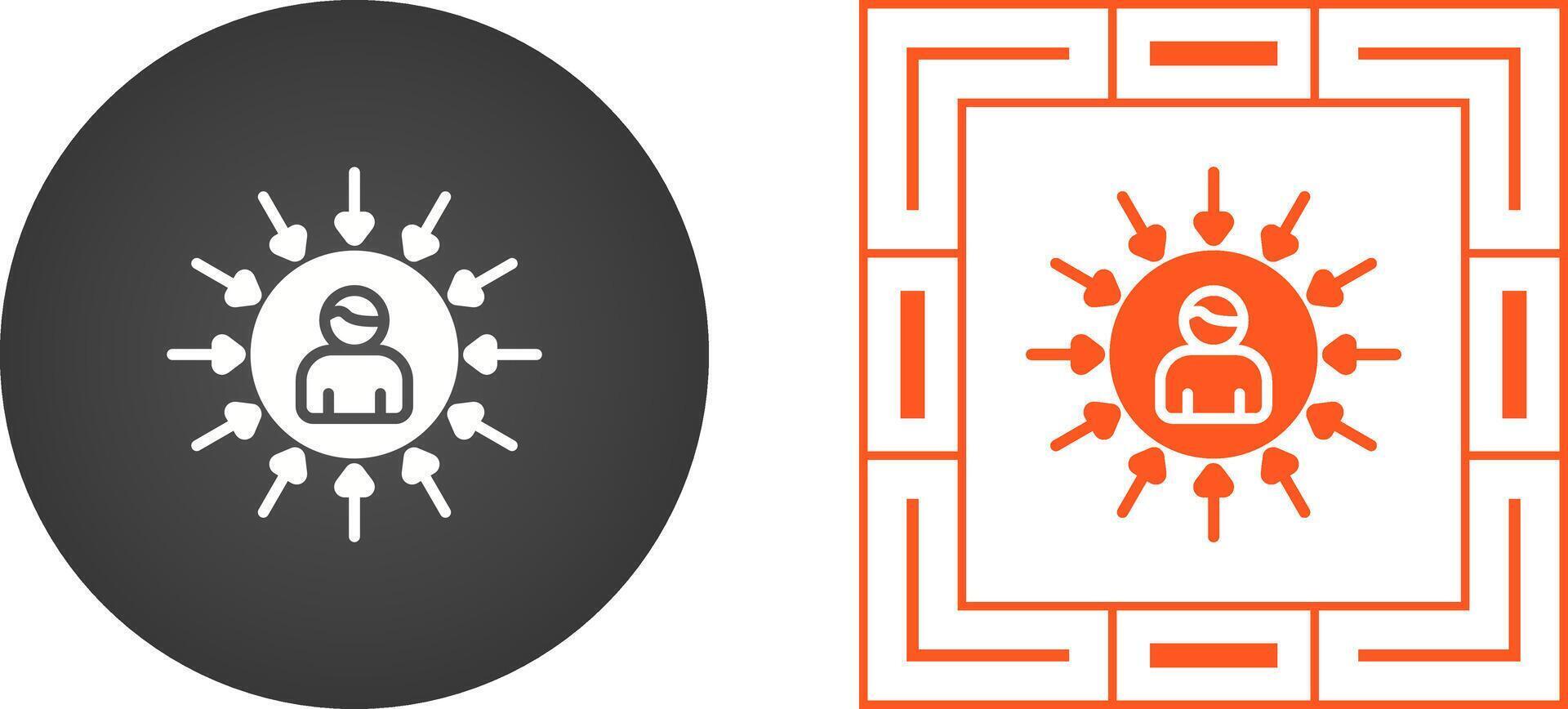 User Centered Design Vector Icon