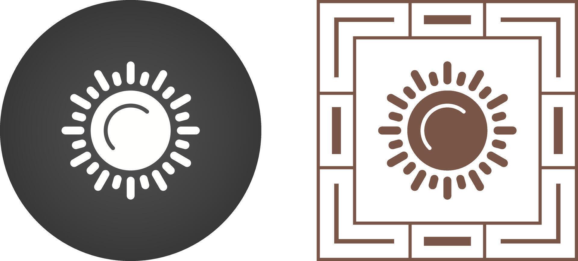 Sun Vector Icon