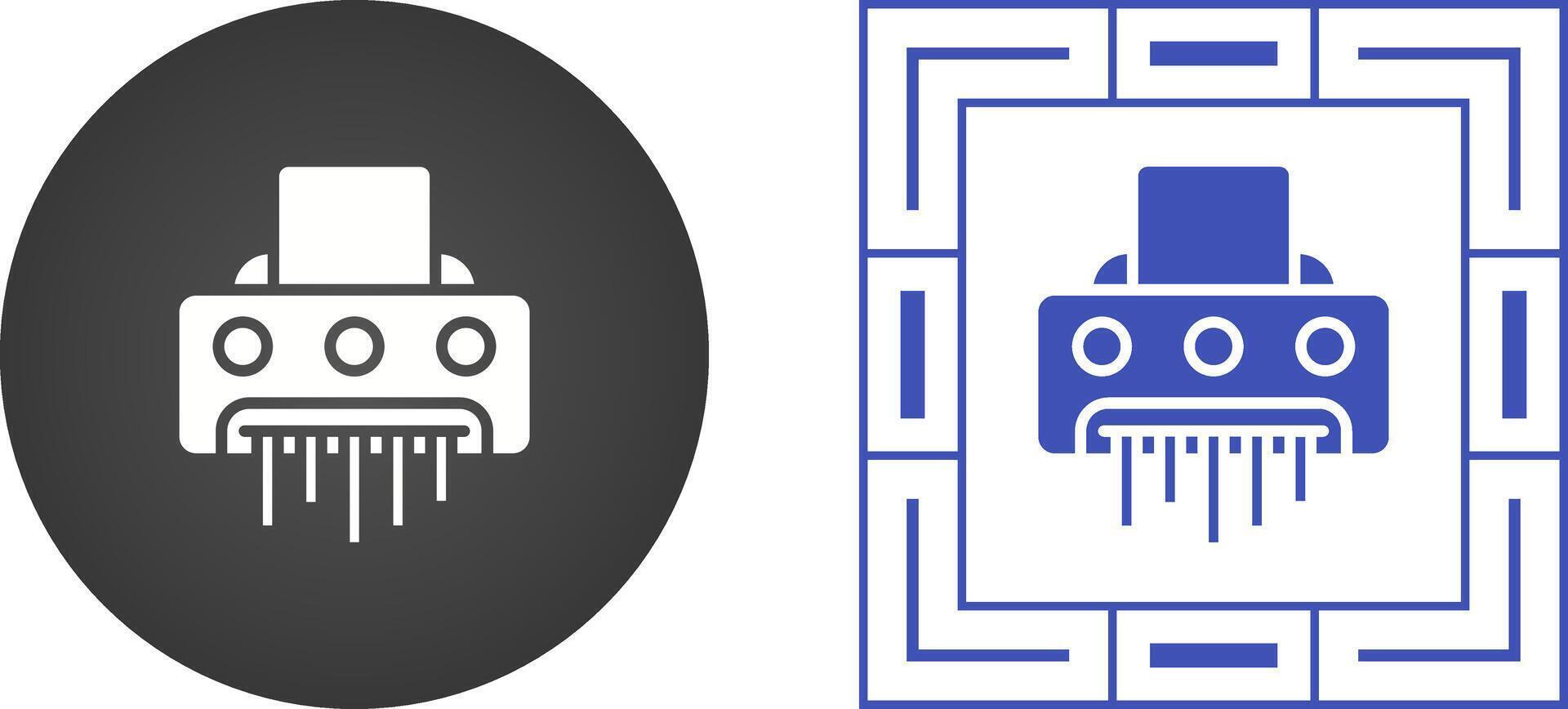 Document Cut Vector Icon