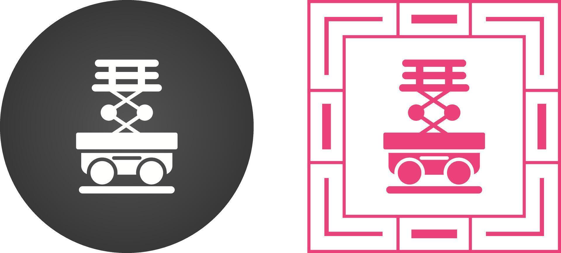 Scissor Lift Vector Icon