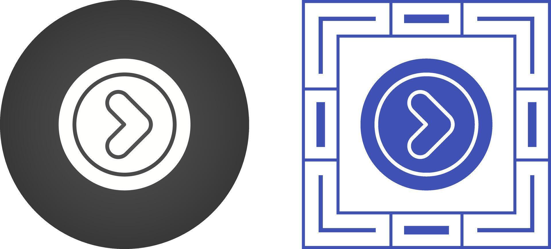 Angle Right Vector Icon