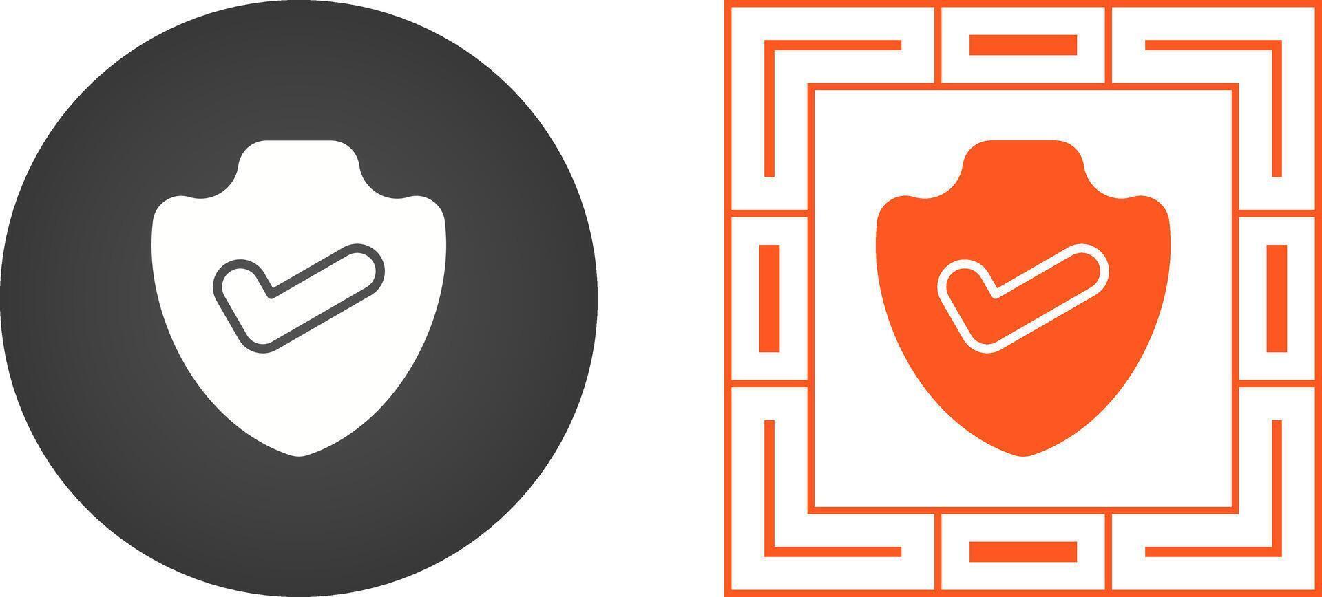 Sheild Check Vector Icon