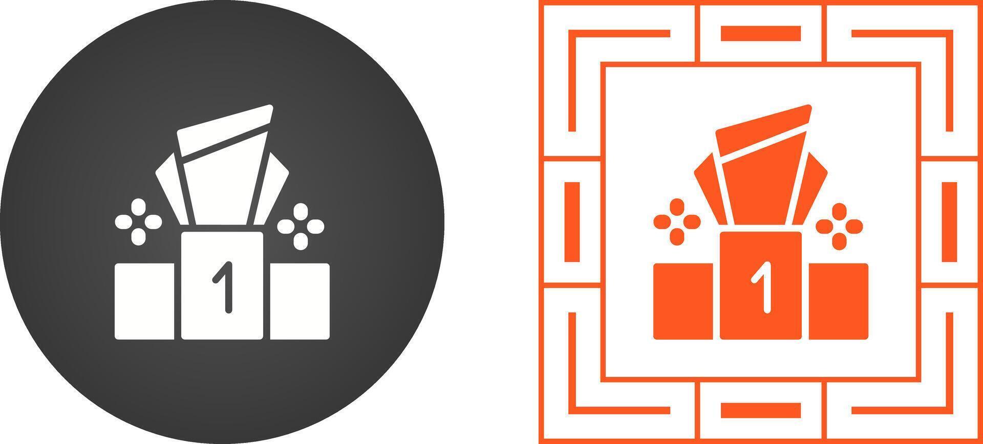 Podium Vector Icon