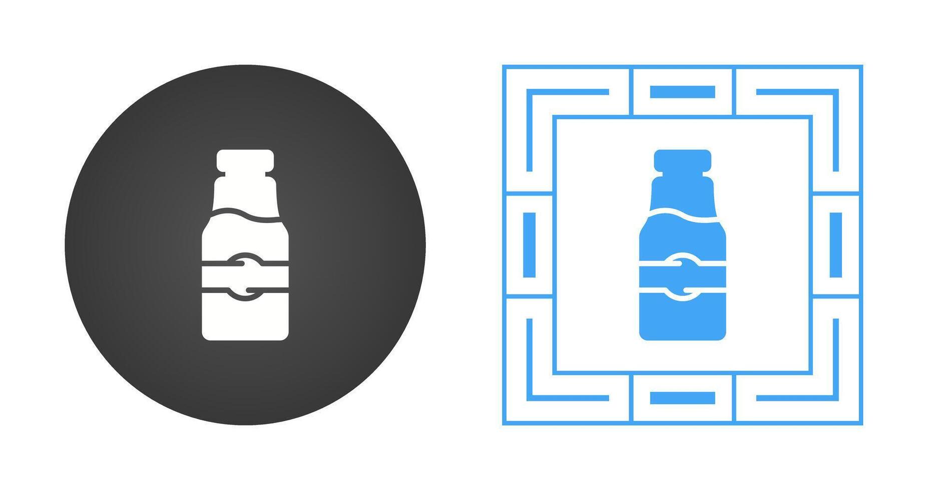 icono de vector de leche