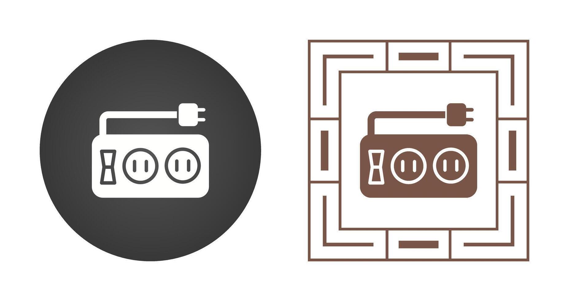 Power Strip Vector Icon