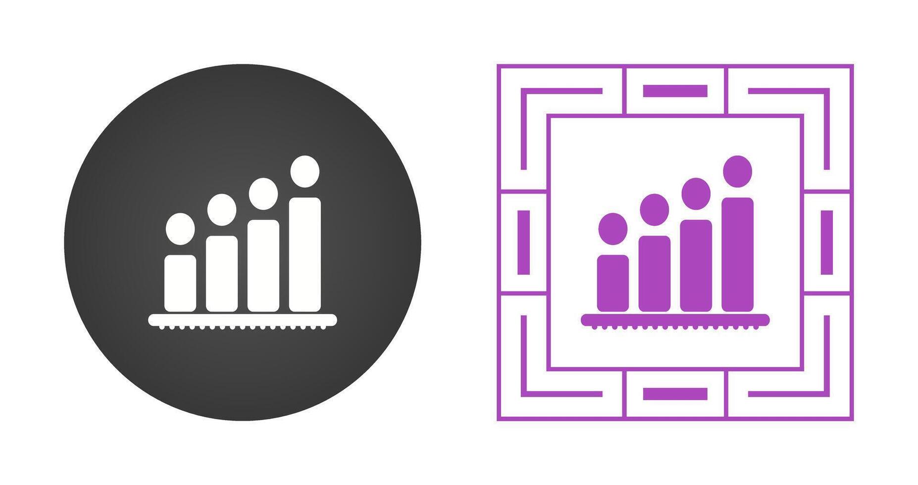 Bar Chart Vector Icon