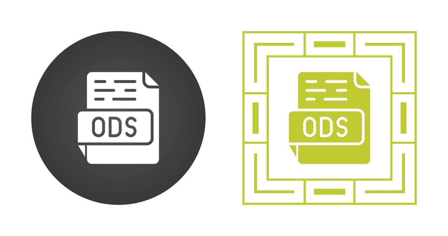 ODS Vector Icon