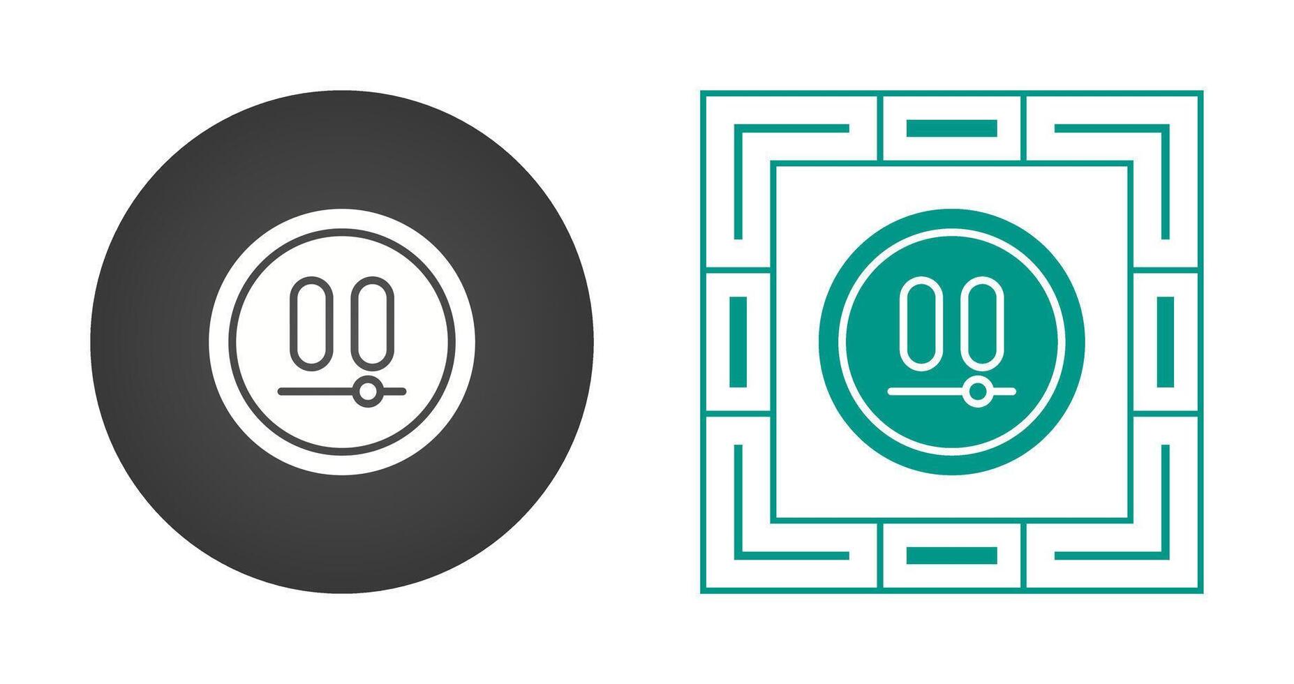 Video Pause Button Vector Icon