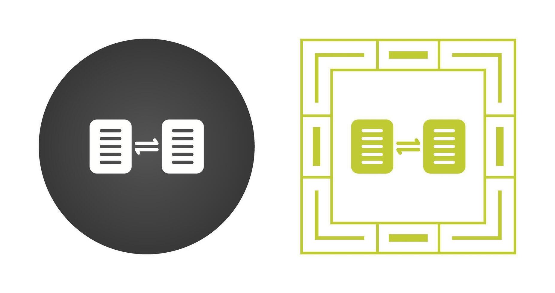 Document Sharing Vector Icon